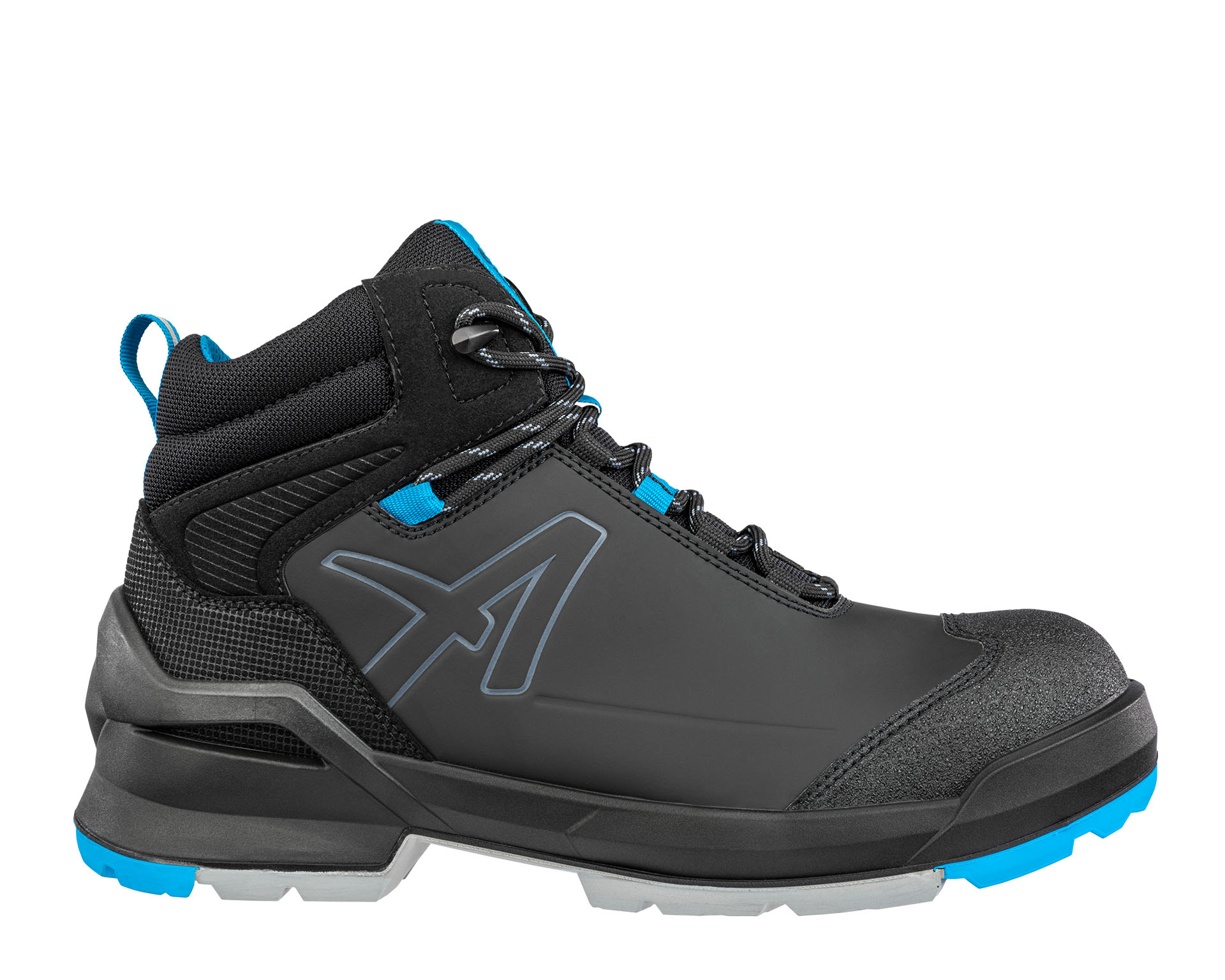 | S3L TARAVAL safety BLACK/BLUE MID|ALBATROS Albatros shoes ESD